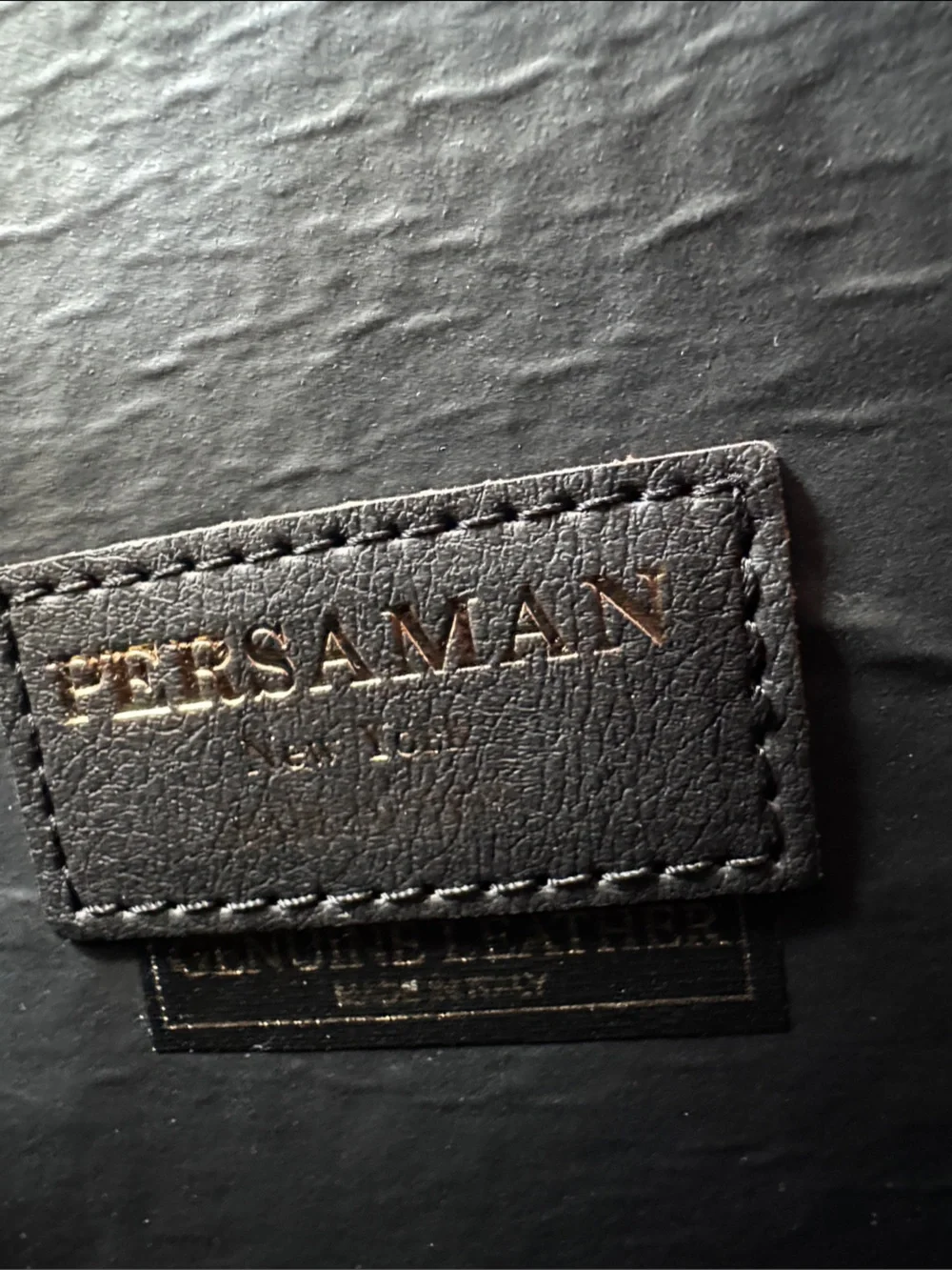 Persaman New York structured croc
